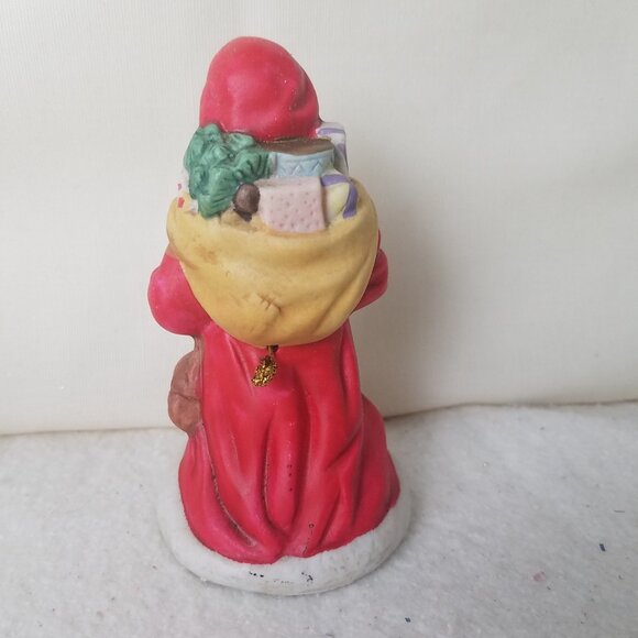 HOMETRENDS Porcelain Santa Claus Dinner Bell 4.5" With Box Christmas - Picture 4 of 9